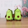Avocado figurine crossbody bag, plush toy, four-sided bouncing cartoon soft fruit bag, wholesale gift for girls Item Picture